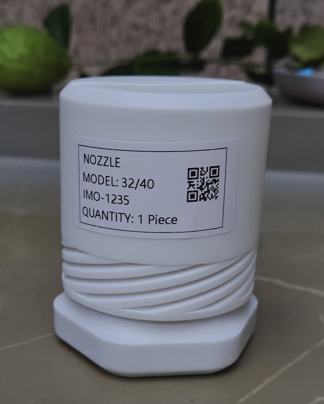 Nozzle label